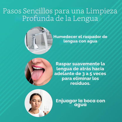 Raspador de Lengua de Acero Inoxidable