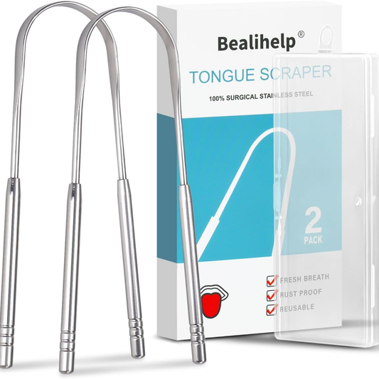 Raspador de Lengua de Acero Inoxidable