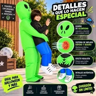 Disfraz Inflable Alien 👽 — Edición Halloween